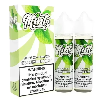 Cucumber Mint 120ml E-Juice by Mints - Pack Count#2 Pack~Size#120ml~Nicotine#3MG>6MG