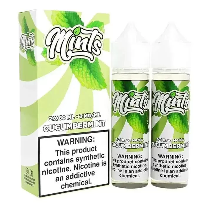 Cucumber Mint 120ml E-Juice by Mints - Pack Count#2 Pack~Size#120ml~Nicotine#3MG>6MG