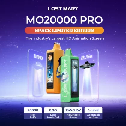 Lost Mary MO20K MO20000 Pro "SPACE LIMITED EDITION" Disposable Device - 20000 Puffs - Pure