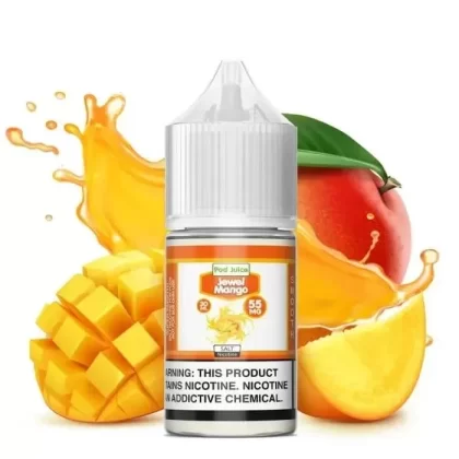 Jewel Mango Nicotine Salt by Pod Juice - Size#30ml~Nicotine#35MG>55MG