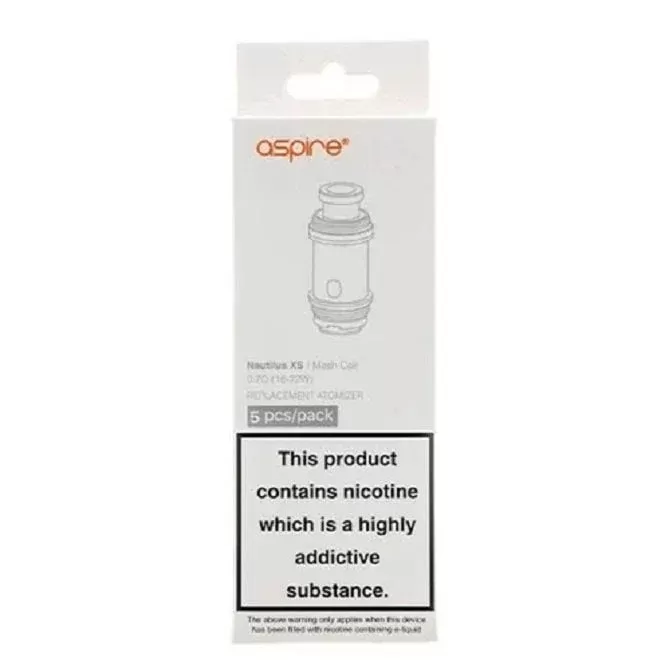 Aspire Nautilus XS Replacement Vape Coils – 5 Pack