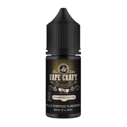 Strawberry Custard – DIY Flavoring – 30mL - Vape Store