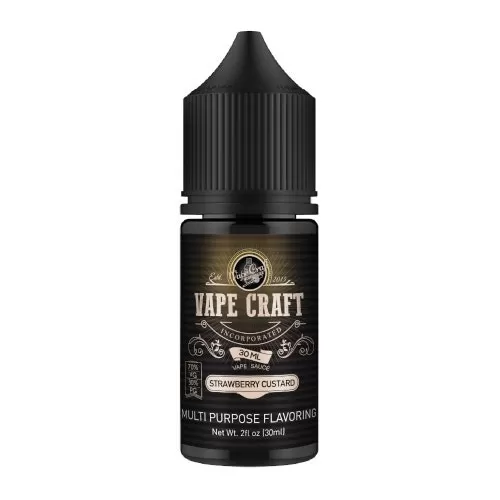 Strawberry Custard – DIY Flavoring – 30mL - Vape Store