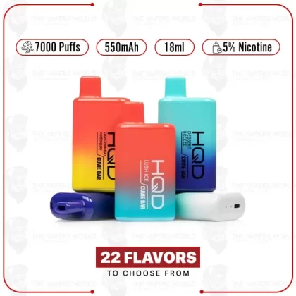 HQD Cuvie BAR Disposable Vape Device 7000 Puffs - Thevapersworld