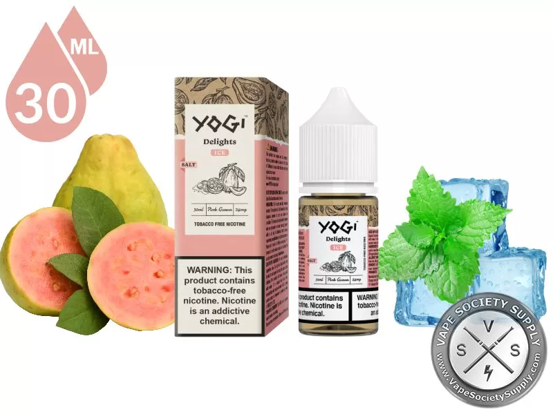 Pink Guava Ice by YOGI Delights Salt 30ml - Vape Product, Vape Product
