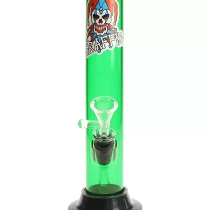 Graffix 8″ Straight Skinny Acrylic Bong