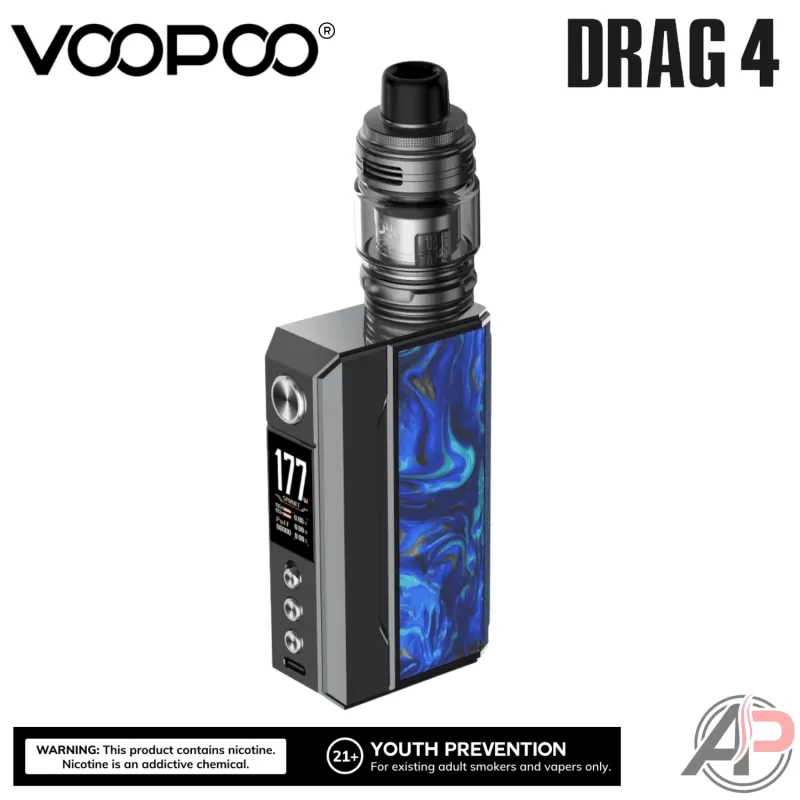 Voopoo Drag 4 177W Box Mod Starter Kit Device - Image 3