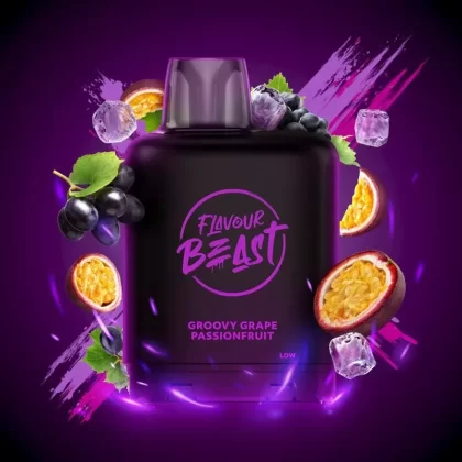 Level X G2 Groovy Grape Passionfruit Iced Boost Flavour Beast Pods