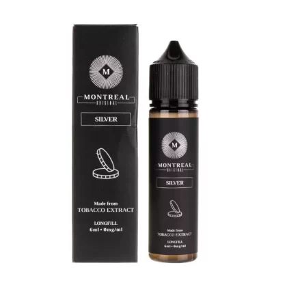 Silver 60ml Longfill E-Liquid by Montreal Original