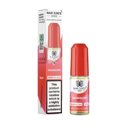 Rainbow Nicotine Salt by Bar Juice 5000