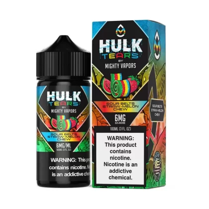 Sour Belts | Mighty Vapors Hulk Tears | 100mL - 0MG