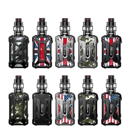 Rincoe Mechman Kit 228W with Mesh Tank 4.5ml - Steel Wing-Full Black