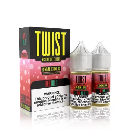 Twist Salt E-Liquid – Red No. 1 (Watermelon Madness) – 30ml (x2)