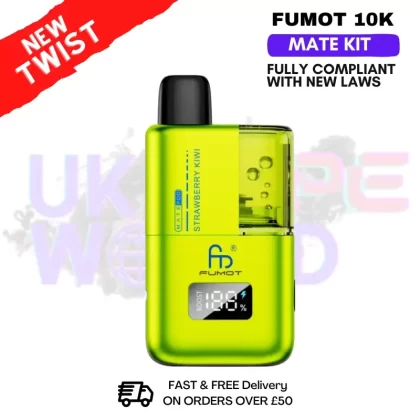 Strawberry Kiwi Fumot Mate 10K Puff Prefilled Pod Kit