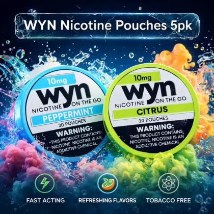 WYN Nicotine Pouches 5pk - Peppermint / 6mg - Vapeciga