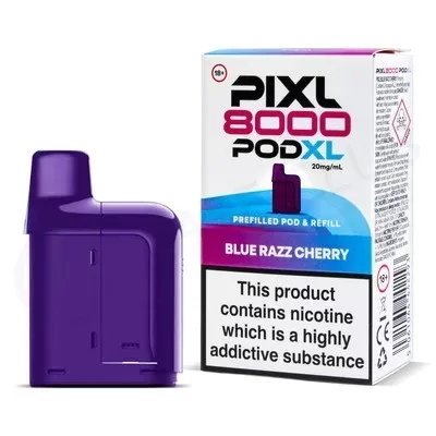 Blue Razz Cherry Pixl 8000 Refill Pack - Ecigpremium