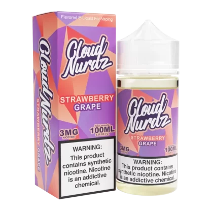 Grape Strawberry by Cloud Nurdz TFN 100mL - Vaporider Deals
