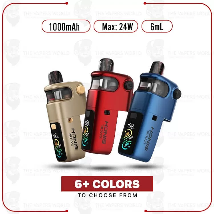 SMOK SINCH 150K Kit - Silver, Dark Red