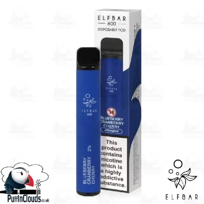 Blueberry Cranberry Cherry ELFBAR 600 Disposable Pod