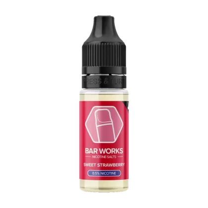 Sweet Strawberry Nic Salt by Bar Works - 10ml - 20mg - Vape Product (98090A)