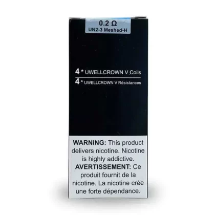 UWELL CROWN 5 REPLACEMENT COILS (4 PACK) - 0.23OHM, 0.2OHM