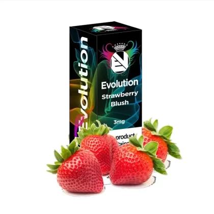 Strawberry Blush By Evolution Vaping 10ml 50/50 - Nicotine Strength#3mg>18mg>6mg>12mg