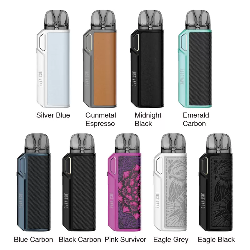 Lost Vape Thelema Elite 40 Pod Kit 1400mAh - Blue Carbon - Image 2