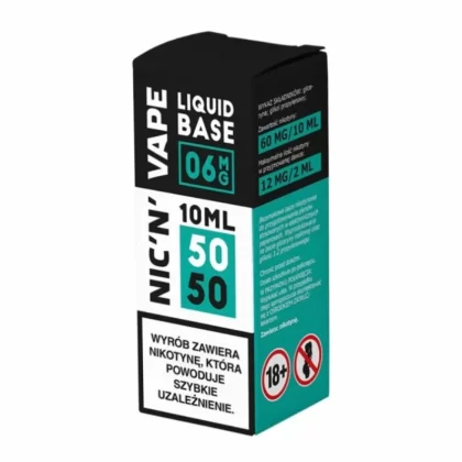 Baza NIC’N’VAPE 10ml 50/50 6mg