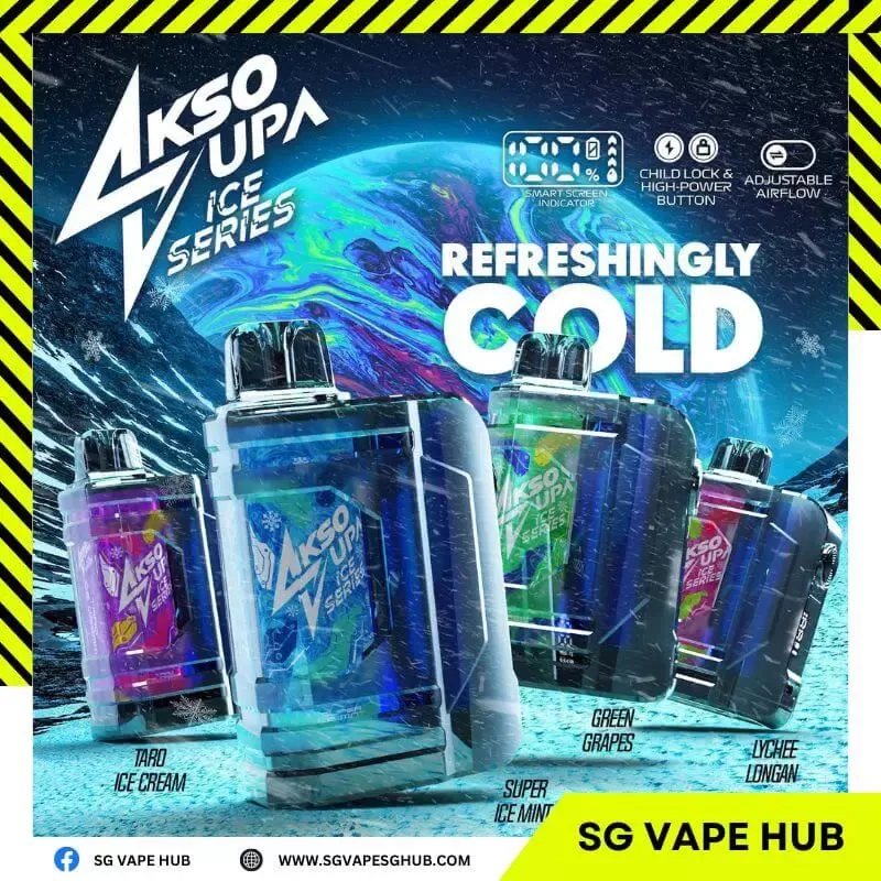AKSO SUPA 9500 Puffs - Mango Yacult - Sgvapeshubsafety - Image 2