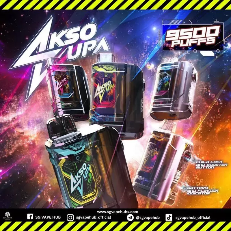 AKSO SUPA 9500 Puffs - Mango Yacult - Sgvapeshubsafety - Image 3