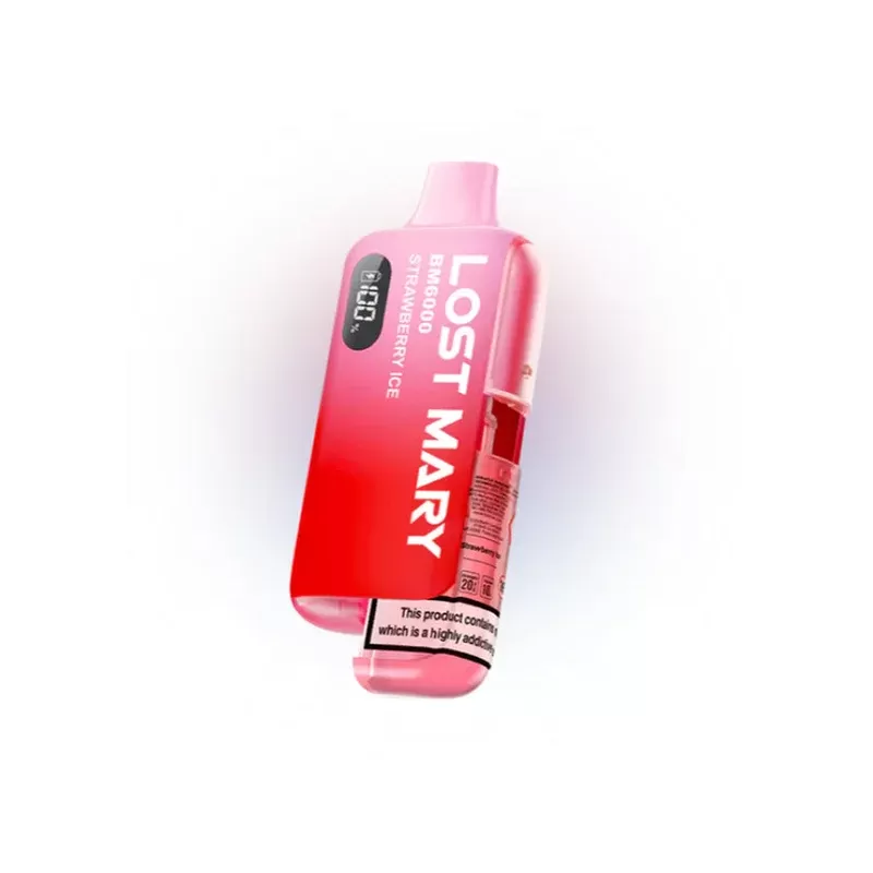 Lost Mary BM6000 Prefilled Pod Kit Strawberry Ice - Ejuicewarehouse