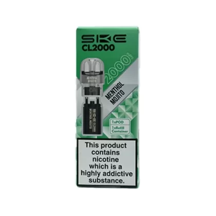 SKE CL2000 Prefilled Pods Menthol Mojito - Strength#20mg (6D7CD8)