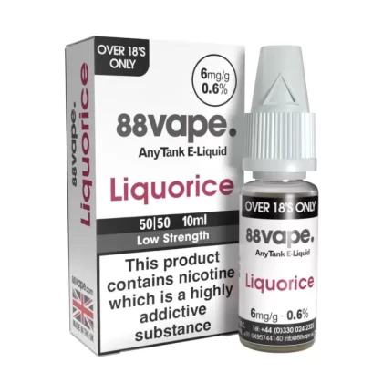 Liquorice E-Liquid Anytank & Original Series by 88vape (10ml) - 16mg