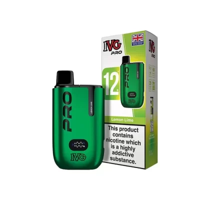 IVG Pro 12 Vape Kit 10mg Lemon Lime - Nicotine Strength#10mg