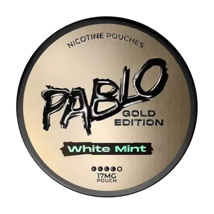 White Mint Pablo Gold Edition Nicotine Pouches - 17mg - Vape Product (07502E)