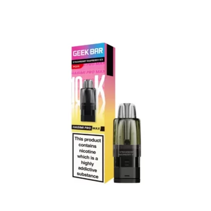 Geek Bar Hagimi Pro Max 10K Refill Pod Strawberry Raspberry Ice - 20mg