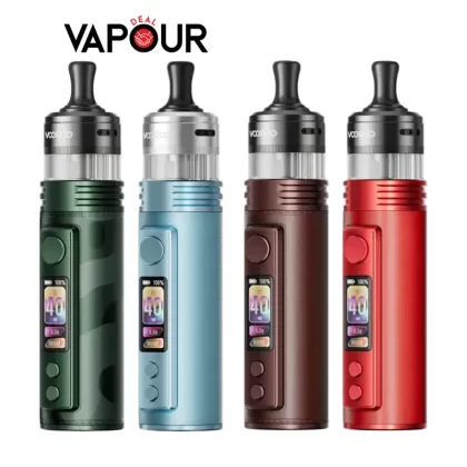 VooPoo Drag H40 Pro Vape Kit - Grey Metal