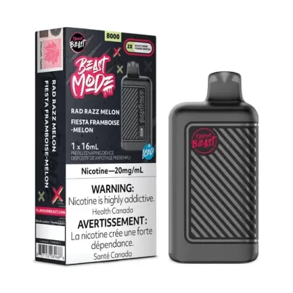 FLAVOUR BEAST BEAST MODE 8000 – RAD RAZZ MELON ICED