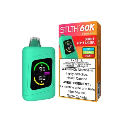 STLTH 60K Double Apple Shisha Disposable Vape