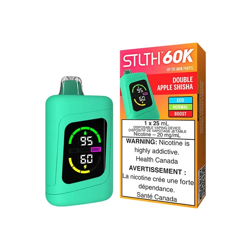 STLTH 60K Double Apple Shisha Disposable Vape