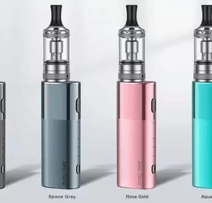 Aspire Zelos Nano Kit - Colour#Black>Space Grey>Rose Gold>Aqua Blue