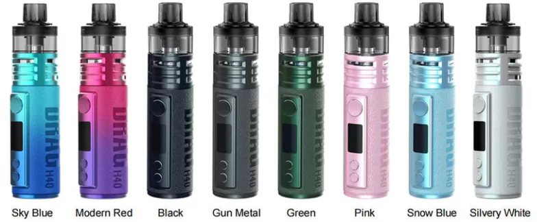 VOOPOO Drag H40 Mod Kit with PnP POD II Tank 5ml - Gunmetal - Image 2