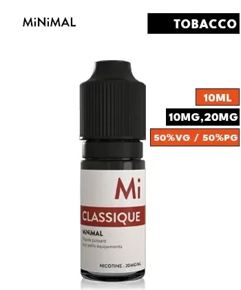 Classic Nic Salt eLiquid by Minimal
