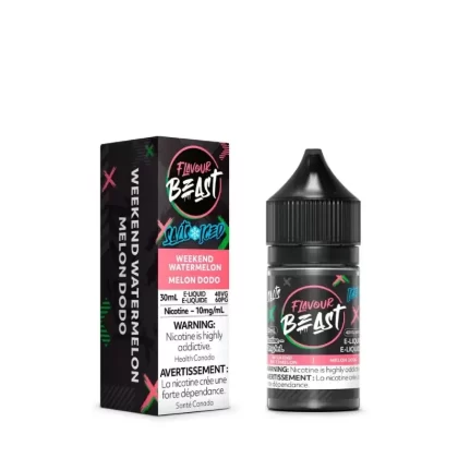Flavour Beast E-Liquid Weekend Watermelon Iced Salt