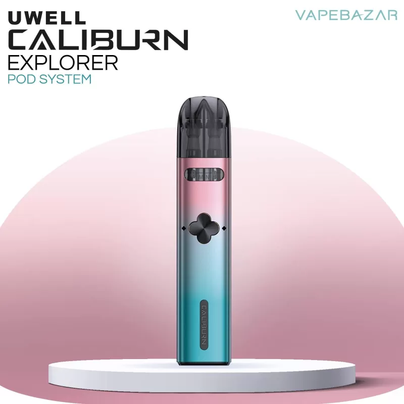 UWELL Caliburn Explorer Podsystem – Pink and Cyan