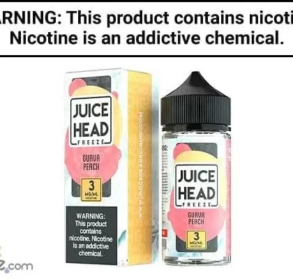 GUAVA PEACH BY JUICE HEAD FREEZE TFN 100ML - Vapejuice
