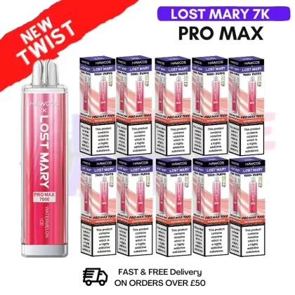Watermelon ICE Lost Mary Pro Max 7K Box Of 10