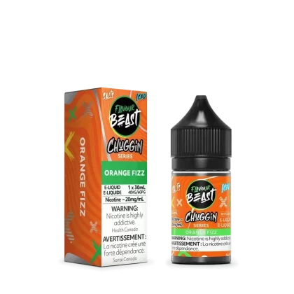 Flavour Beast Salts – Chuggin’ Orange Sparkle Iced