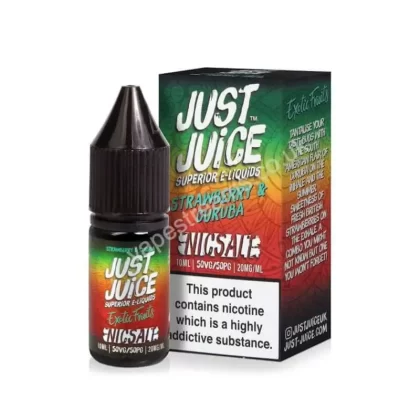 Just Juice Strawberry & Curuba Nic Salt E-Liquid - Vapestreams Co
