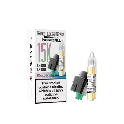 Elux ENE Legend 15k Prefilled Pod Cherry Ice - Nicotine Strength#20mg (94DE9A)